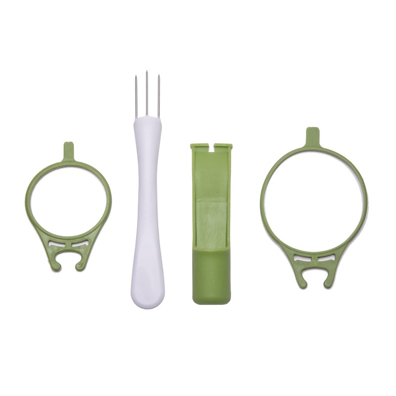 Cucumber Picker with 2 Tips, Green