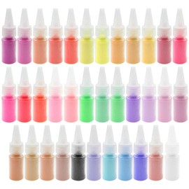 Woohome Color Art Sand Kit, Sand Art Bottles, Colored Sand Bottles for Painting, Crafts, Wedding Decor, Decorations (35 Color)