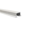 Recessed Ceiling Curtain Track Set (10' in 2 Sections-White)
