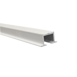 Recessed Ceiling Curtain Track Set (10' in 2 Sections-White)