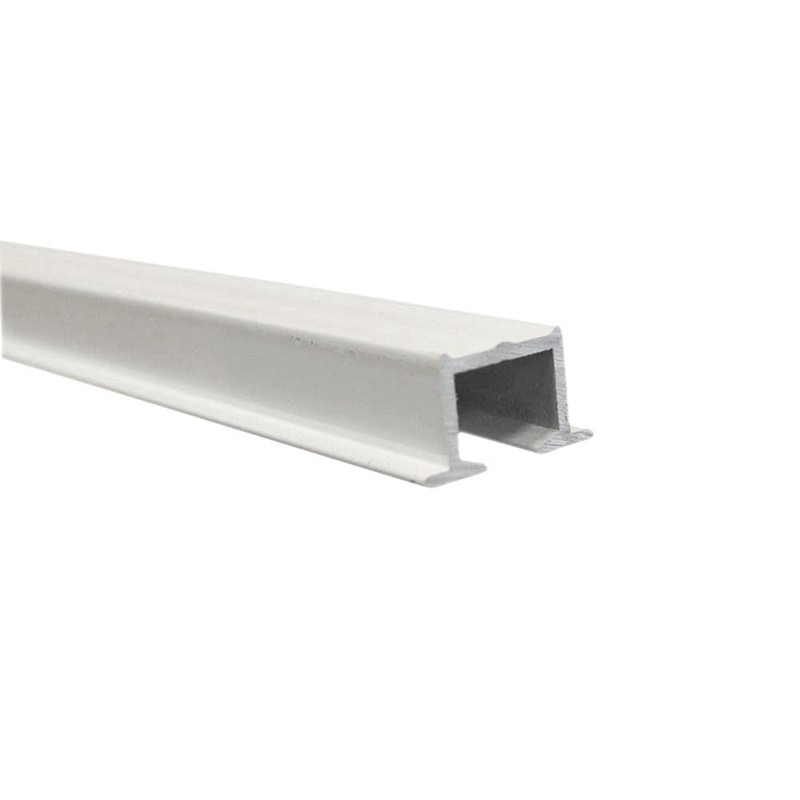 Recessed Ceiling Curtain Track Set (10' in 2 Sections-White)
