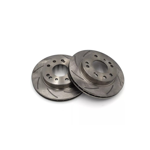ROFU Max Street Friction Slotted Rear Rotors compatible with Nissan