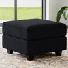 Belffin Storage Ottoman Module for Modular Sectional Sofa Square Seat