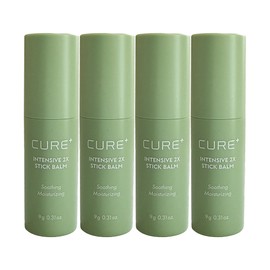 Kim Jeong-moon Aloe Cure Intensive 2X Green Stick Multi Balm 9g 4 pieces JJ Mall / 김정문알로에 큐어 인텐시브 2X 그린 스틱 멀티밤 9g 4개  JJ몰