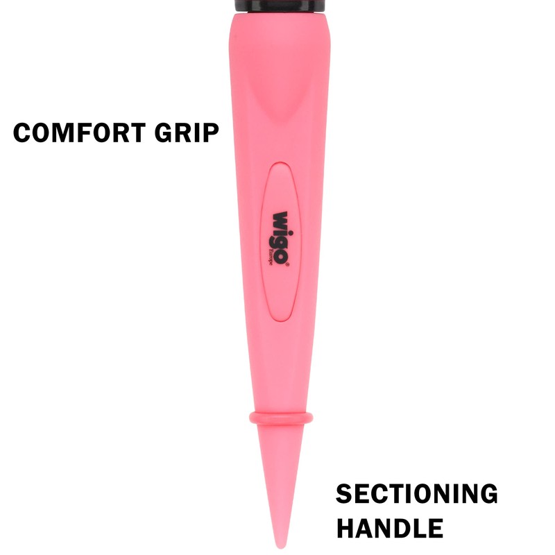 WIGO Cepillo ovalado de cerdas iónicas, suave y brillante