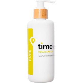 TIMELESS Aceite de Escualano 100% Puro 240 ml - aceite facial y corporal hidratante ligero derivado del aceite de oliva - skincare body oil para rostro, cuerpo y cabello