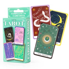 Kalan Tarot Cards Set - Complete Set of Tarot Cards for Beginners and Experts Alike - Traditional - 2.75" W x 4.75" L