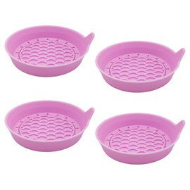 Lyxheth 4PCS Car Cup Holder Coaster, Cup Holder Insert, Silicone Car Cup Mats, Non-Slip Insert Water Bottle Holder Pads Embedded Car Interior Accessories Universal for Women and Men (Pink)