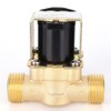 Solenoid Valve Copper Electromagnetic Valve Industrial Accessory 1/2-Inch for Solar
