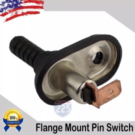 225FWY 12 PCS Universal Car Boat Door Jamb Dome Light Hood Flange Mount Pin Switch