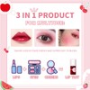 3 in 1 Lip and Cheek Colour, Liquid Mini Lipstick,