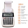 Victor 1205-4 12 Digit Portable Palm/Desktop Commercial Printing Calculator, 1.8"