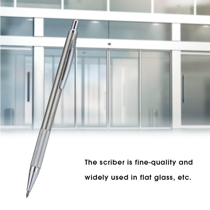 Diamond Glass Cutter Scriber Carbide Metal Cutting Lettering Pen with