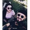 KALIYADI Round Polarized Sunglasses for Men Women Retro Metal Hippie