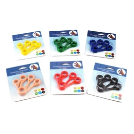 AFH Finger Exerciser Deluxe Finger Trainer Economy Set with 6 Different Strengths