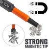 Saipor 10pcs Magnetic Phillips PoziDriv Torx Screwdriver Bit Set, 50mm/2"