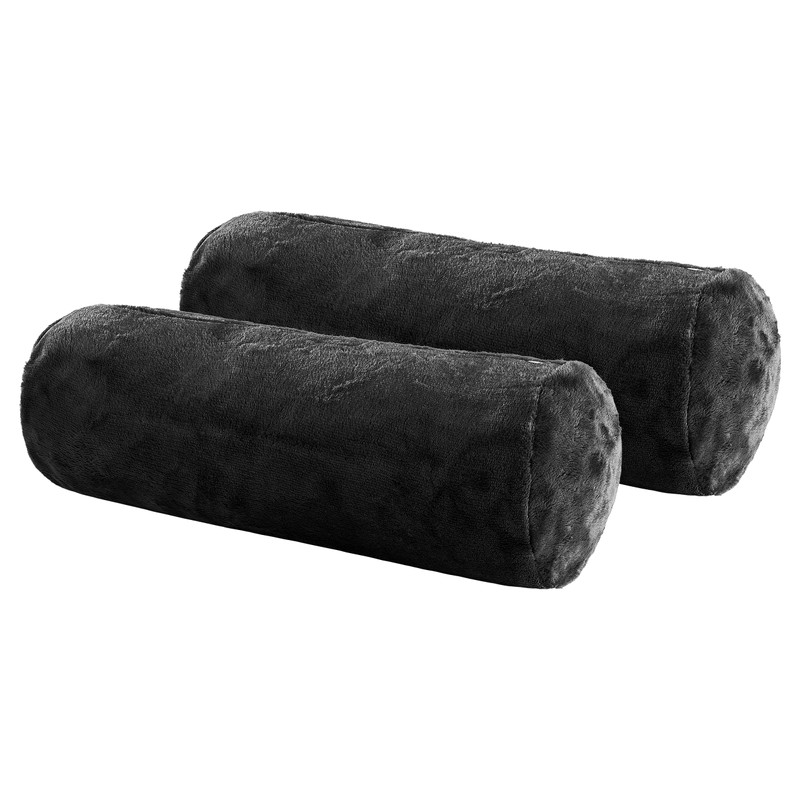 BaSaTex Pack of 2 Bolster Cushion Covers 15 x 40