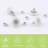 UFURMATE 10Pcs Drawer Rollers POM Plastic Cabinet Drawer Slides Wheels