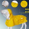 Dog Raincoat, Poncho, Rainy Season Protection, Includes Transparent Hat, Easy