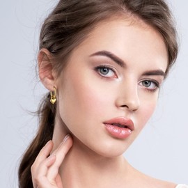 Heart Dangle Huggie Hoop Earrings: Womens Stainless Steel Heart Dangle Drop Earrings Hoops for Birthday Valentines Christmas, Stainless Steel, No Gemstone