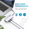 MOKiN USB C Hub Multiport Adapter for MacBook/Dell/HP, 9 IN