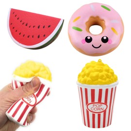 MLPKOI 3 Stück Stress Spielzeug, Anti Stress Spielzeug, Stressabbau AngstzustäNde Autismus Squishies Spielzeug, Fufu Squishy, Squeeze Toy, Taba Squishy Toy, für Kinder Erwachsene