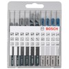 Bosch Professional 10-Piece Basic for Wood and Metal Jigsaw Blade