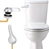 iFealClear Universal Brass Toilet Handle Replacement Kit, Front Mount Toilet