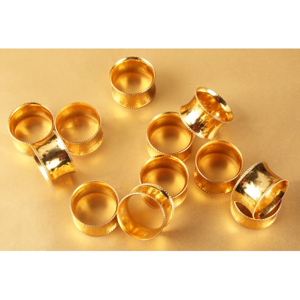 Life By Cotton Everyday Metal Napkin Rings for Wedding Receptions,