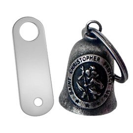 NullBell Guardian Angel Motorcycle Bell - Mini Riding Safety Charm, Motorcycle Guardian Biker Bell (S)