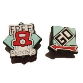 Unbranded NO PARKING! GO! NEW! 2pc Shoe Charms! For Shoes, Bracelets, Crafts & More!