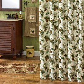 Park Designs Walk in The Woods Shower Curtain, 72 by 72"