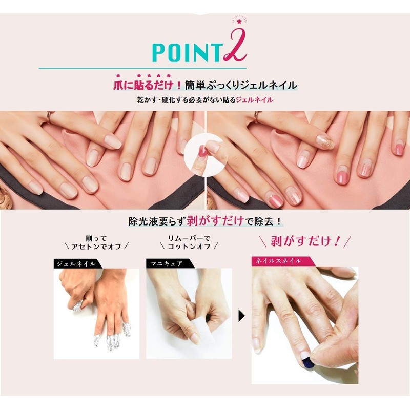 Applied Gel Nail's Nail 104 Gel Nail Strip