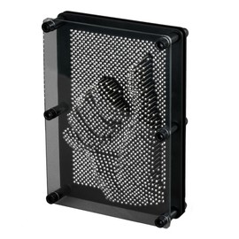 FiNeWaY Large Pin Art Classic 3D Impressions Executive Desktop Office Toy Metal Pin Art 3D Sculpture – Size 18cm X 14cm