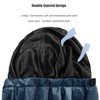Amamba Shower Cap,100% Real Satin Lined Shower Caps,Extra Large Shower