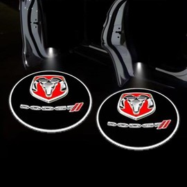 KLIFE LIMITED  2Pcs LED Car Door Projector Welcome Light for Honda Civic/Accord/CR-V/Fit/HR-V/Vezel/Odyssey:_DODGE