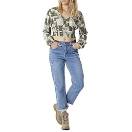 Unionbay Women's Sawyer Boyfriend Relaxed Fit Jean, Whirlpool, 6