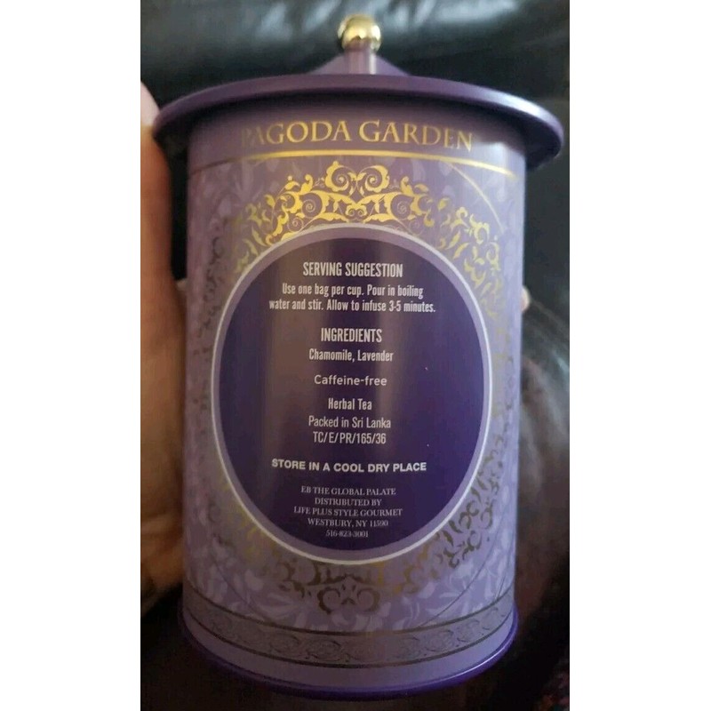 Pagoda Garden CHAMOMILE LAVENDER Herbal Téa 60 Tea Bags Exp.