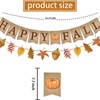 Happy Fall Banner with Maple Leaves Sign Garland Fall Thanksgiving