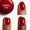 essie gel couture nail polish, bubbles only, red longwear nail