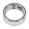 Smart Health Ring Silver Pedometer Waterproof Body Temperature Monitoring Sleep
