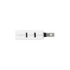 BUFFALO BSTAPD02WH Triple Power Strip with Lightning Surge Protection, White