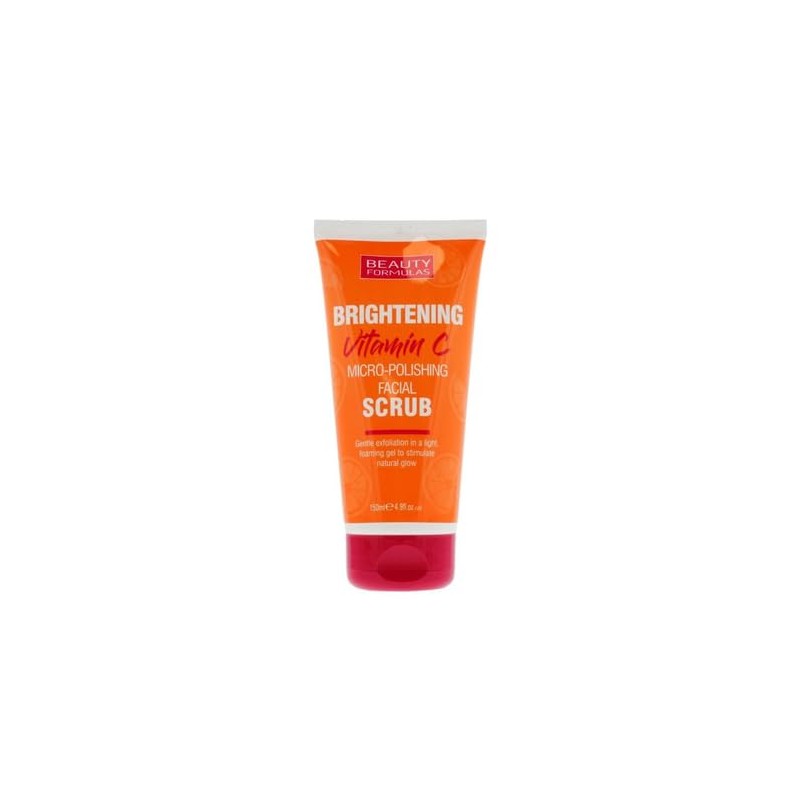 Beauty Formulas Brightening Vitamin C Facial Scrub, 150ml, Pack of