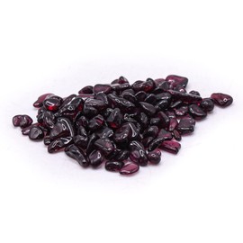 HQRP 100g (3.5oz) Deep Red Garnet Almandine Pyrope Small Tumble Stone Pebbles Polished Natural Gem Quality Sparkling Gemstone Crystal Mineral Specimens - 1 Bag