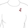 Red Ribbon for Awareness of Alcohol, Drug Abuse, Aids, COVID-19