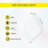 BrightFly LED Square Ceiling Light, 2300LM 20W, 3CCT (3000K/4000K/6500K) Bathroom