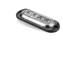 Krtopo 10 x Side Marker Lights 12 / 24 V Trailer Side Light for Lorry / Motorhome / Caravan (White)