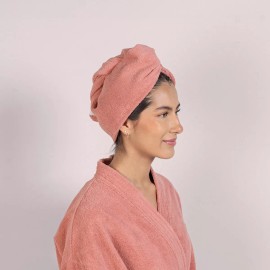 Vianney Toalla Magica Para Cabello Tulum Deep Rose Vianney Color Rosa