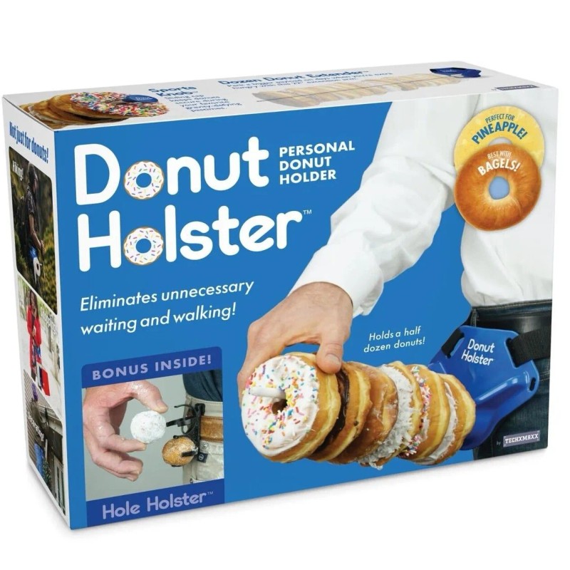Prank-o DONUT HOLSTER fake Gag Funny PARODY Joke Gift Prank