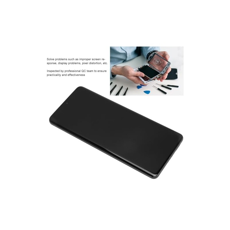 Zopsc Pantalla OLED con Marco Original para S20 Plus, Pantalla